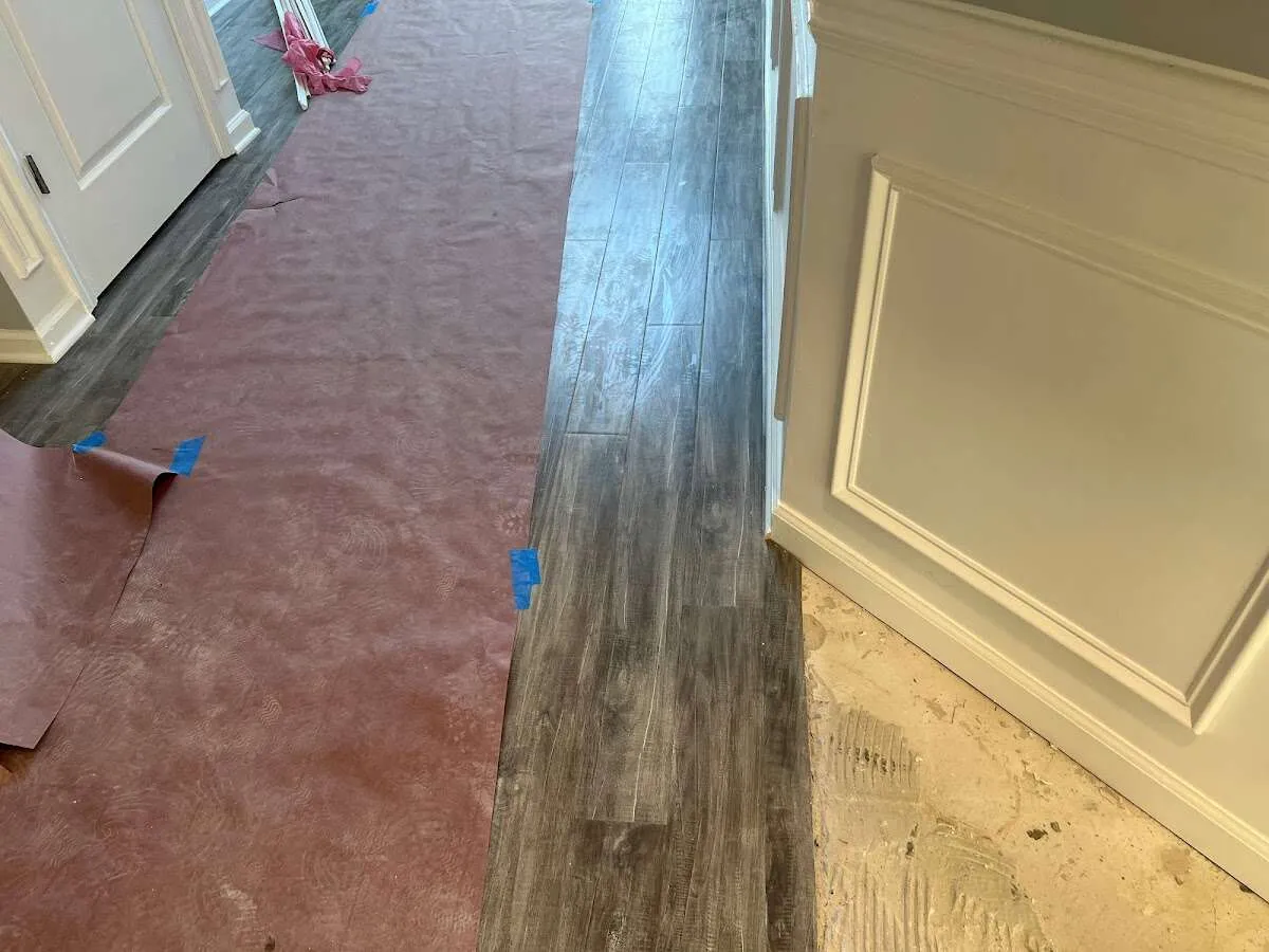 Completed marble shower restoration in Dayton